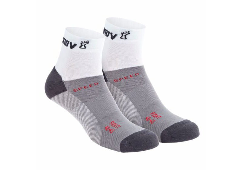 Inov-8 Speed Mid (Twin Pack) Women's Socks White UK 374260LXP